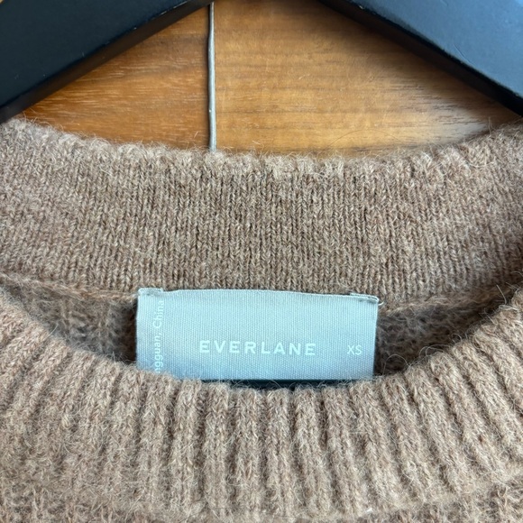 EVERLANE THE COCOON CREW IN ALPACA, SIZE XS - Picture 7 of 13